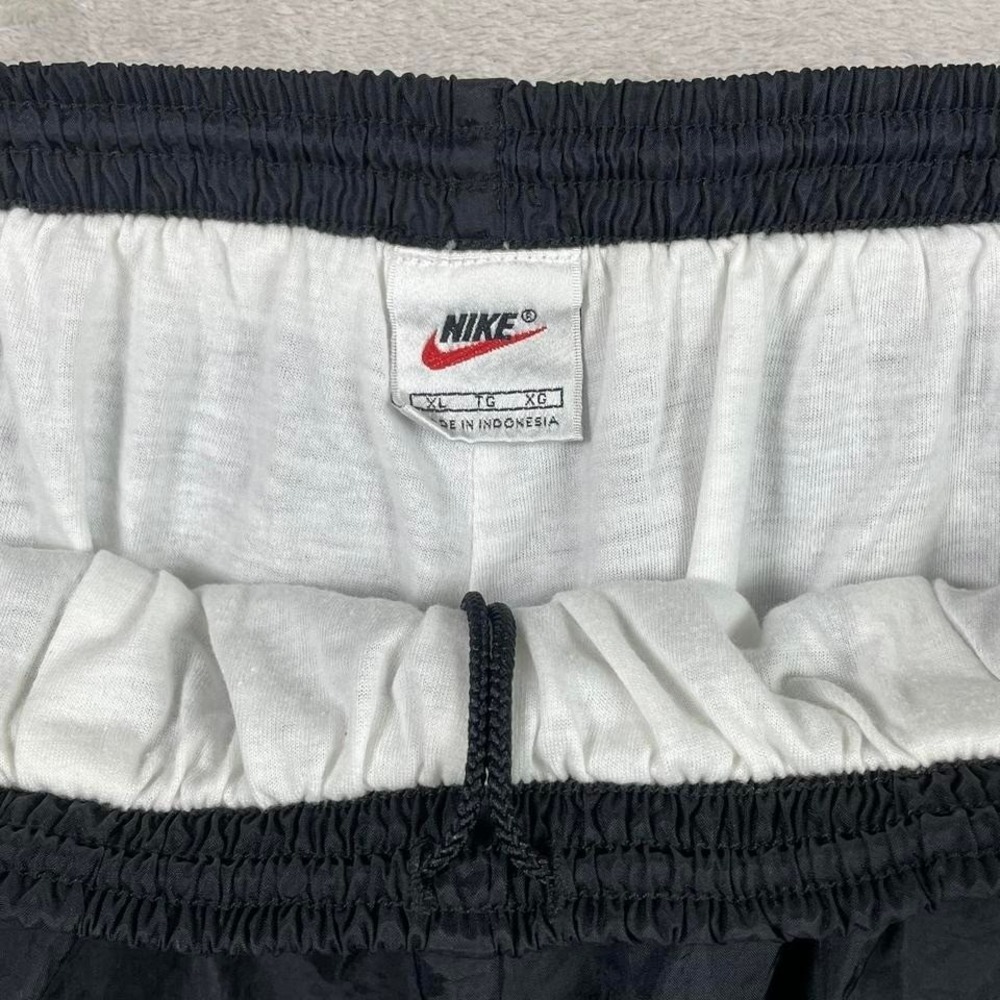 Vtg Nike Track Pants Mens XL Swishy Retro Lined 90s Baggy Jogger Zip - Picture 8 of 8